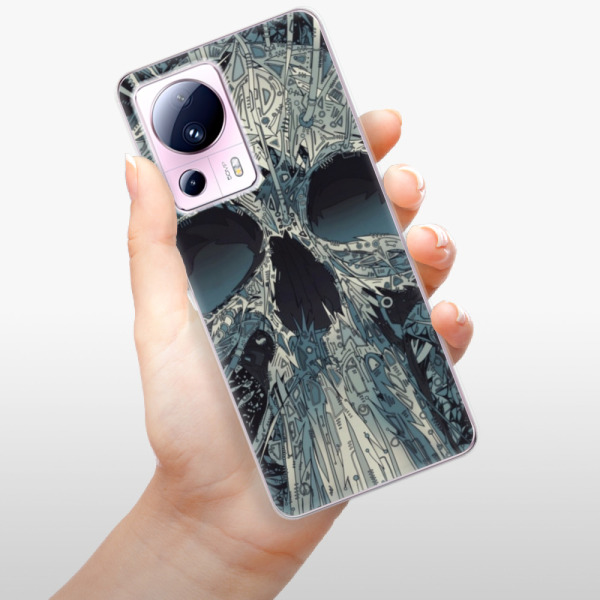 Silikonové pouzdro iSaprio - Xiaomi 13 Lite - Abstract Skull