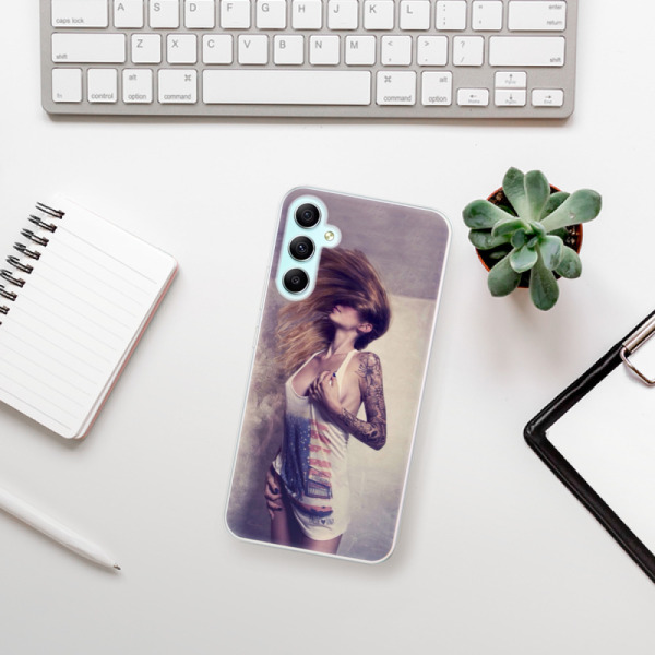 Silikonové pouzdro iSaprio - Samsung Galaxy A34 5G VÝPRODEJ - Girl 01