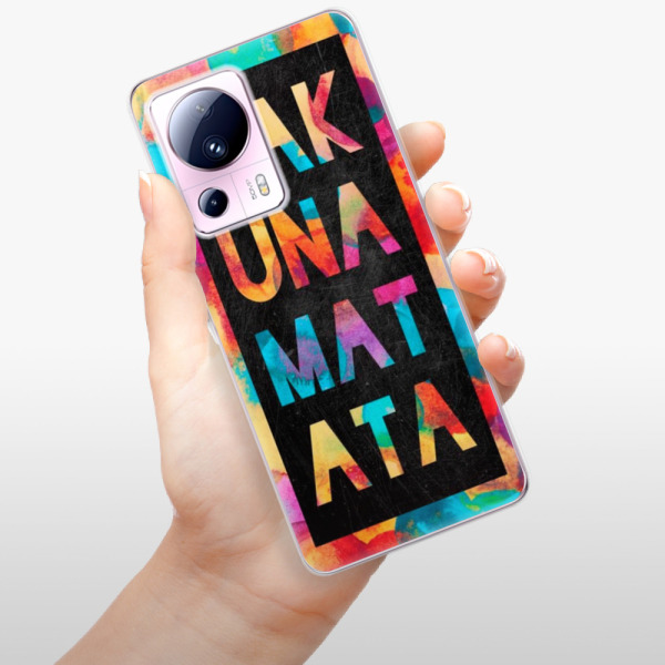 Silikonové pouzdro iSaprio - Xiaomi 13 Lite - Hakuna Matata 01