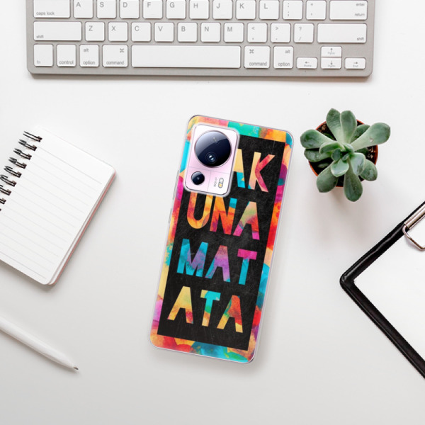 Silikonové pouzdro iSaprio - Xiaomi 13 Lite - Hakuna Matata 01