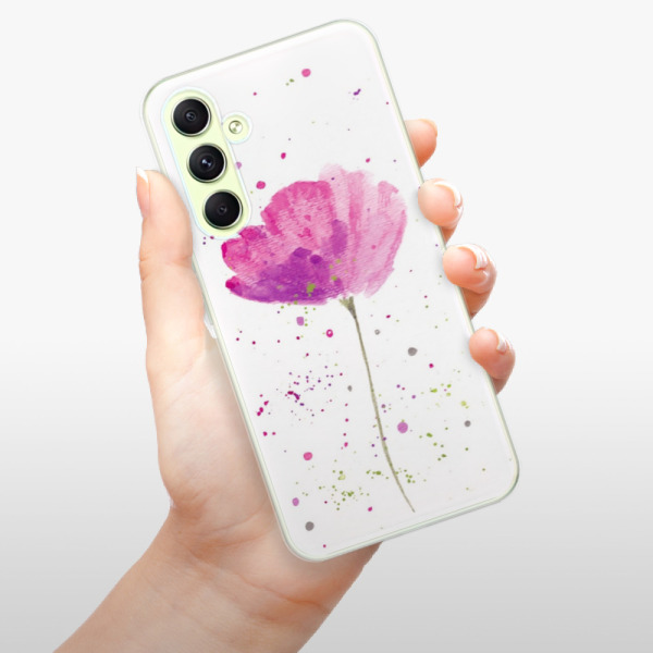 Silikonové pouzdro iSaprio - Samsung Galaxy A54 5G - Poppies