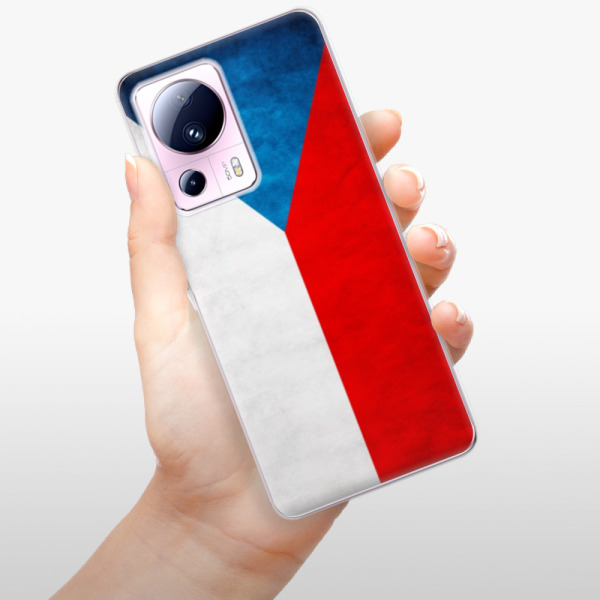 Silikonové pouzdro iSaprio - Xiaomi 13 Lite - Czech Flag