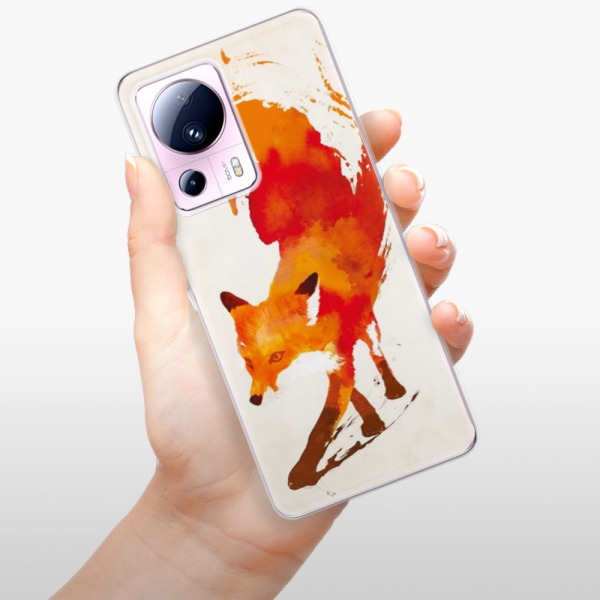 Silikonové pouzdro iSaprio - Xiaomi 13 Lite - Fast Fox