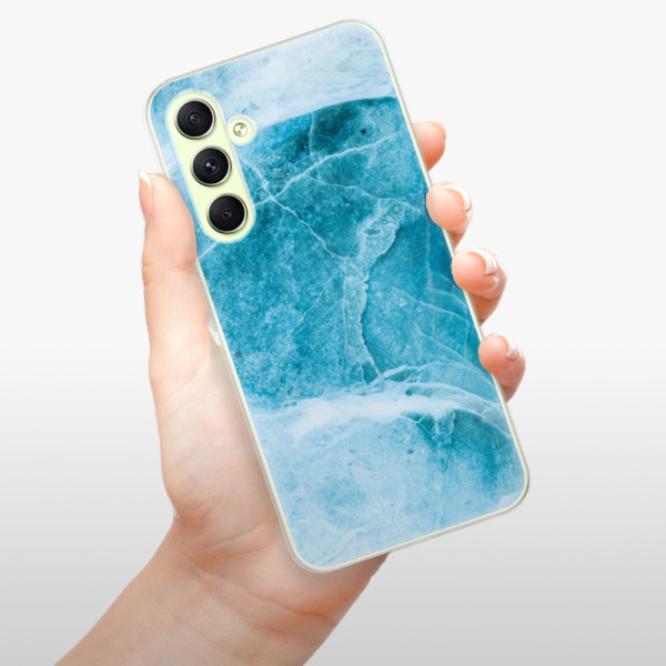 Silikonové pouzdro iSaprio - Samsung Galaxy A54 5G - Blue Marble