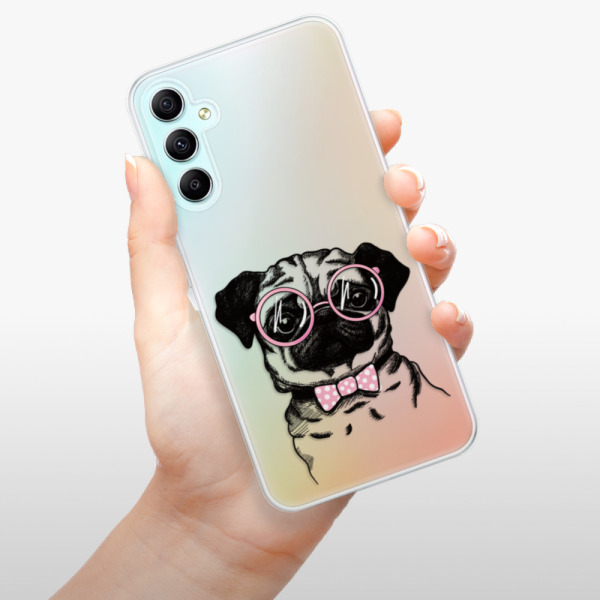 Silikonové pouzdro iSaprio - Samsung Galaxy A34 5G - The Pug