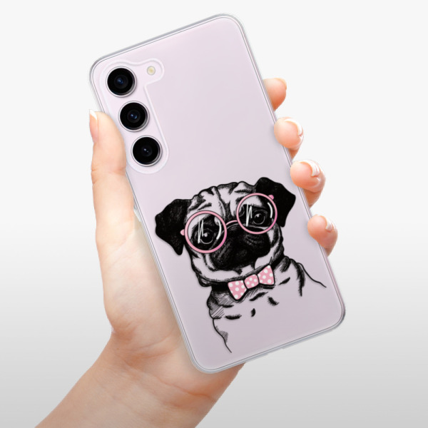 Silikonové pouzdro iSaprio - Samsung Galaxy S23 - The Pug