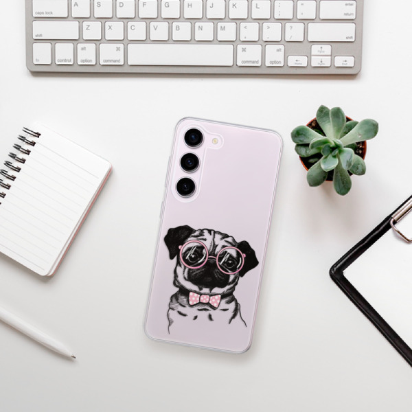 Silikonové pouzdro iSaprio - Samsung Galaxy S23 - The Pug
