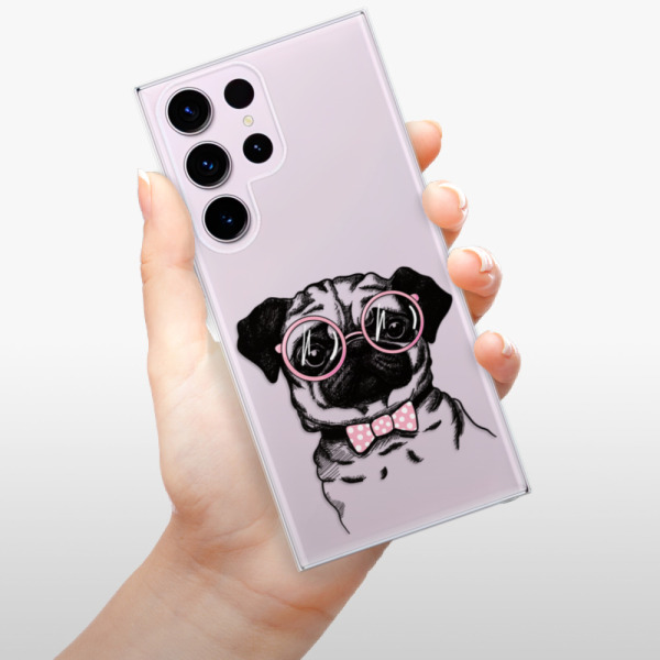 Silikonové pouzdro iSaprio - Samsung Galaxy S23 Ultra - The Pug
