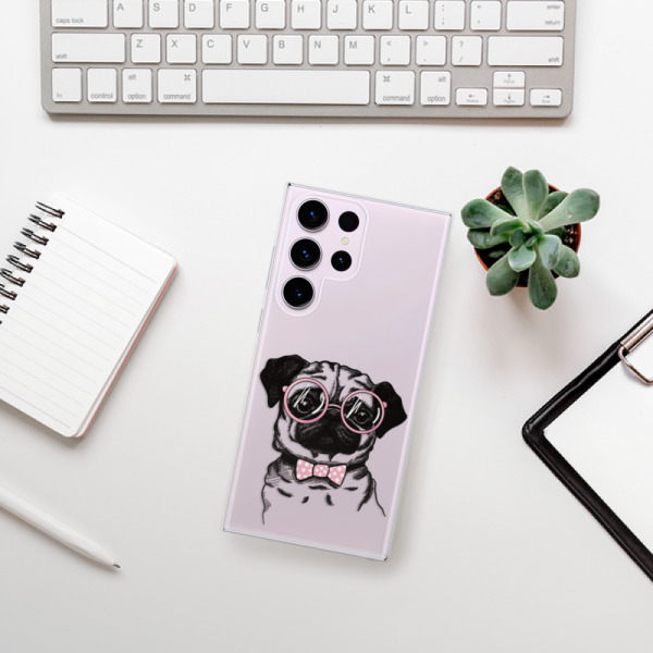 Silikonové pouzdro iSaprio - Samsung Galaxy S23 Ultra - The Pug