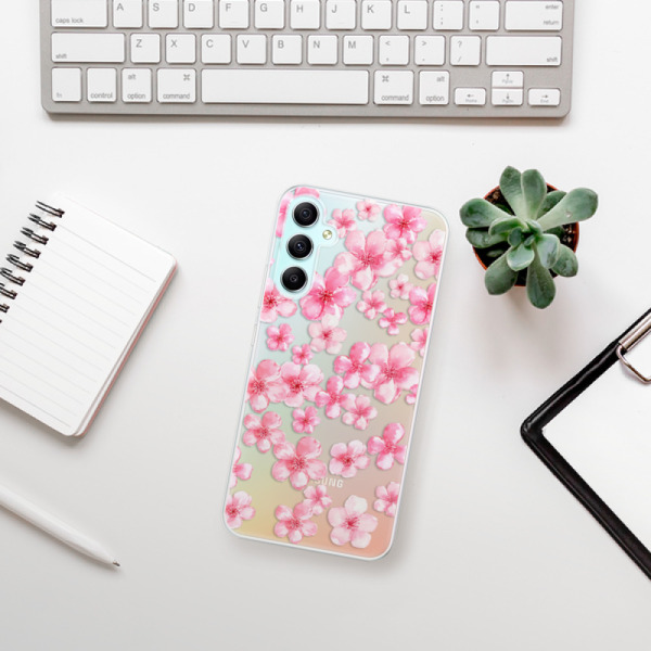Silikonové pouzdro iSaprio - Samsung Galaxy A34 5G - Flower Pattern 05