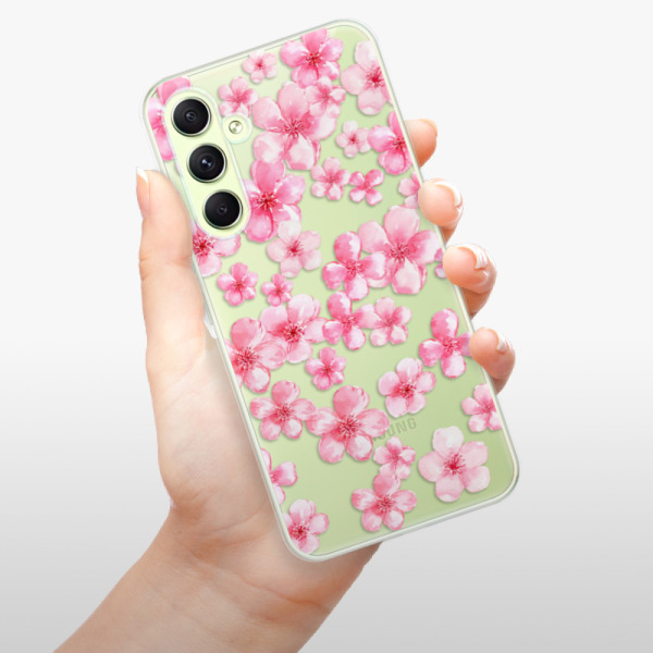 Silikonové pouzdro iSaprio - Samsung Galaxy A54 5G - Flower Pattern 05