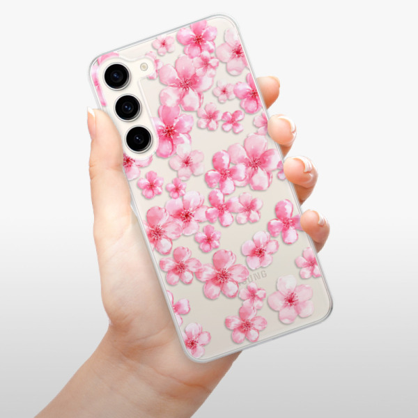 Silikonové pouzdro iSaprio - Samsung Galaxy S23 Plus - Flower Pattern 05
