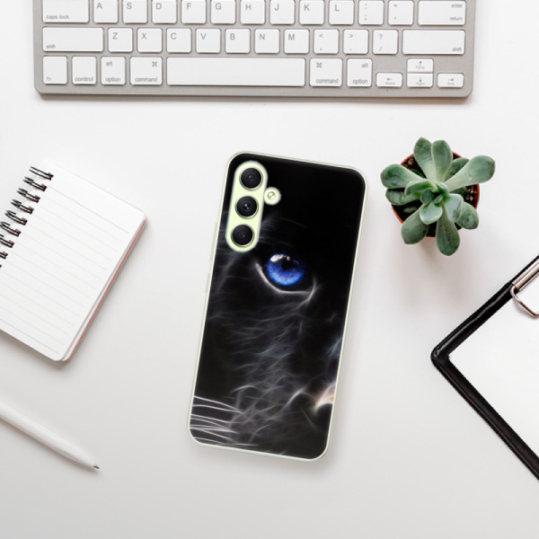 Silikonové pouzdro iSaprio - Samsung Galaxy A54 5G - Black Puma
