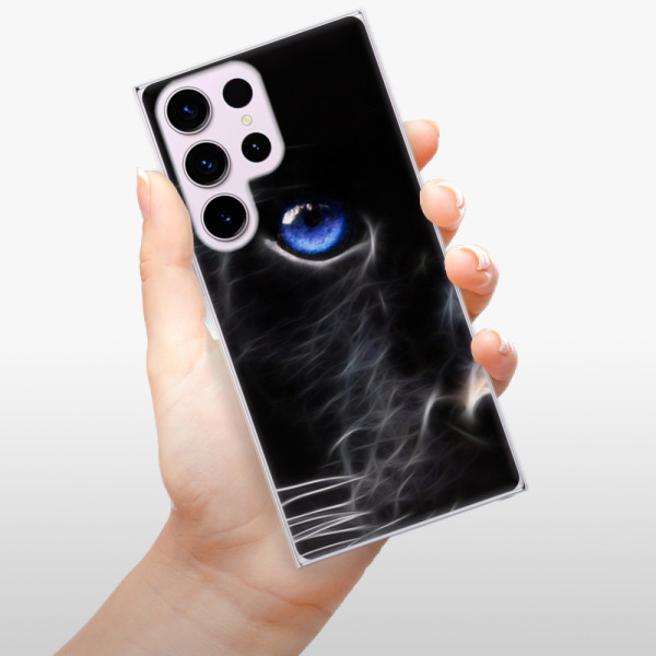 Silikonové pouzdro iSaprio - Samsung Galaxy S23 Ultra - Black Puma
