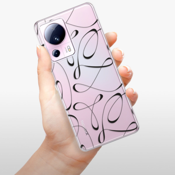 Silikonové pouzdro iSaprio - Xiaomi 13 Lite - Fancy black