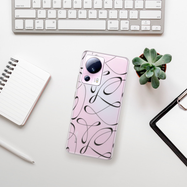 Silikonové pouzdro iSaprio - Xiaomi 13 Lite - Fancy black