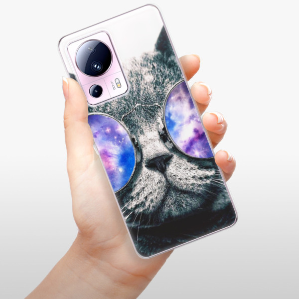 Silikonové pouzdro iSaprio - Xiaomi 13 Lite - Galaxy Cat