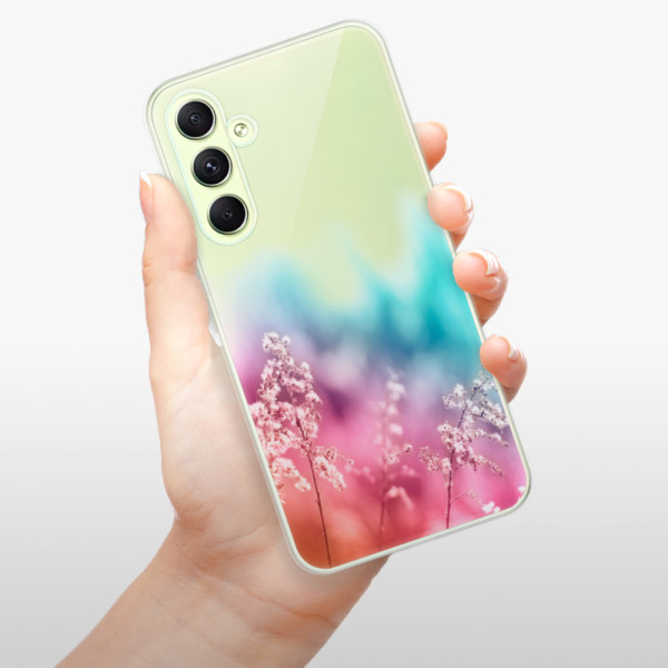 Silikonové pouzdro iSaprio - Samsung Galaxy A54 5G - Rainbow Grass