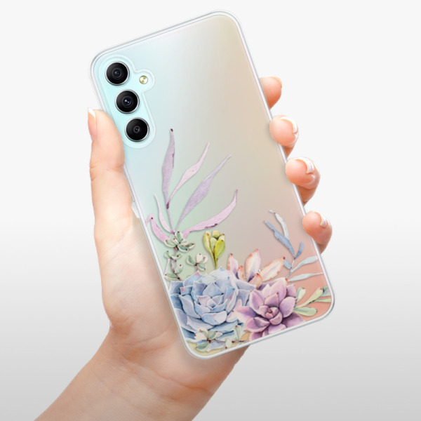 Silikonové pouzdro iSaprio - Samsung Galaxy A34 5G - Succulent 01
