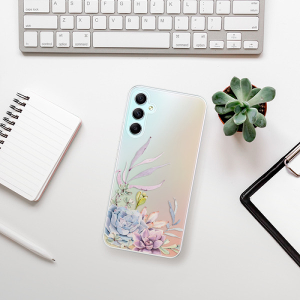 Silikonové pouzdro iSaprio - Samsung Galaxy A34 5G - Succulent 01