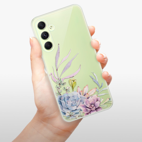 Silikonové pouzdro iSaprio - Samsung Galaxy A54 5G - Succulent 01