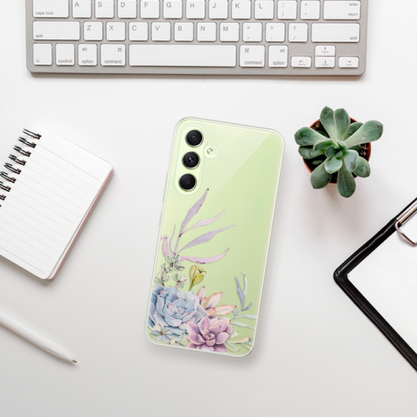 Silikonové pouzdro iSaprio - Samsung Galaxy A54 5G - Succulent 01