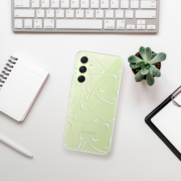 Silikonové pouzdro iSaprio - Samsung Galaxy A54 5G - Fancy white