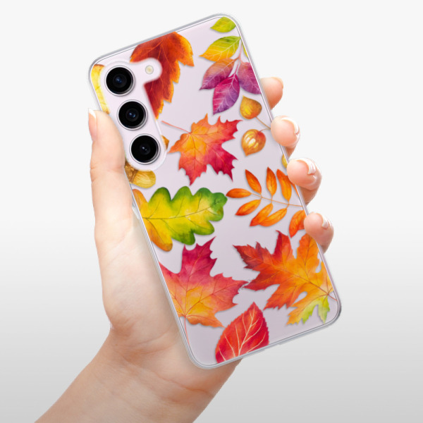 Silikonové pouzdro iSaprio - Samsung Galaxy S23 - Autumn Leaves 01