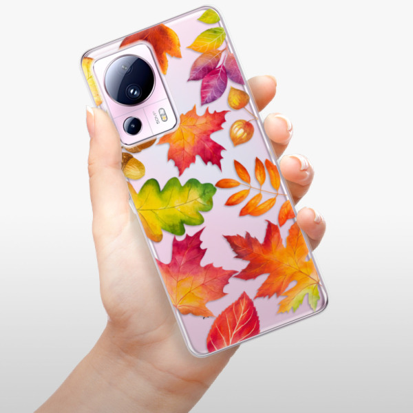 Silikonové pouzdro iSaprio - Xiaomi 13 Lite - Autumn Leaves 01