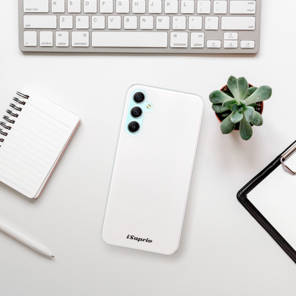 Silikonové pouzdro iSaprio - Samsung Galaxy A34 5G - 4Pure bílé