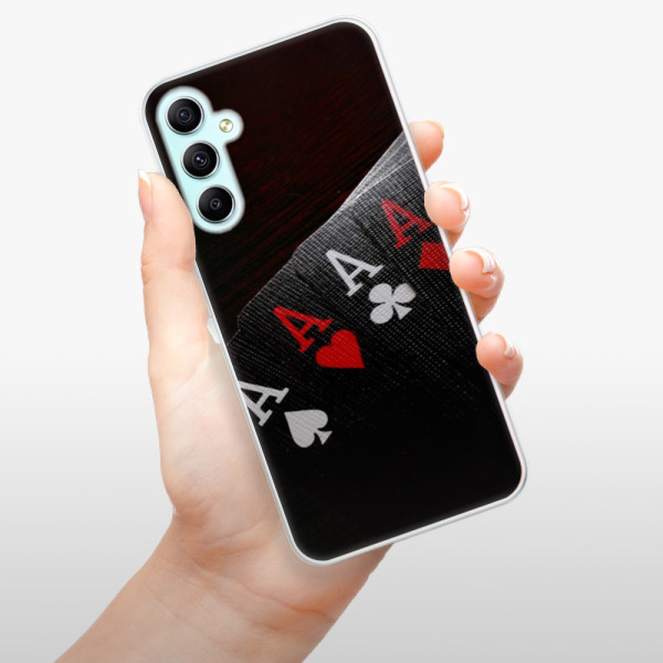 Silikonové pouzdro iSaprio - Samsung Galaxy A34 5G - Poker