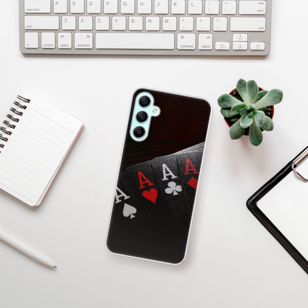 Silikonové pouzdro iSaprio - Samsung Galaxy A34 5G - Poker