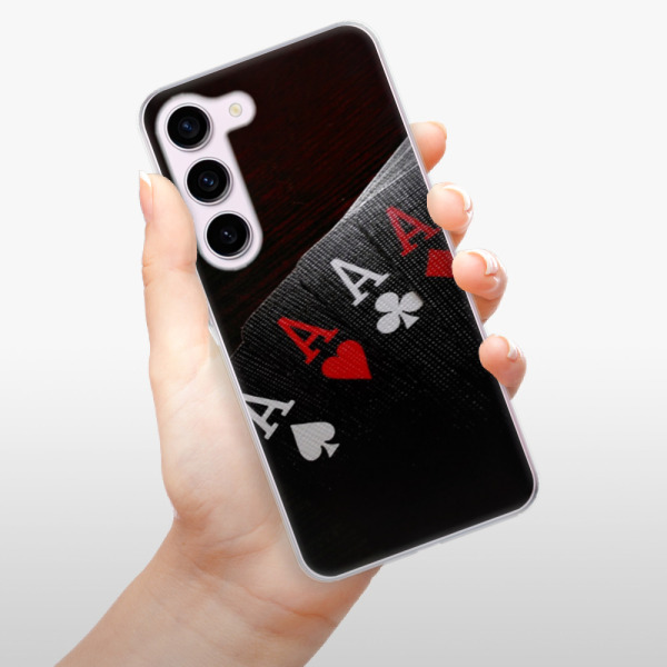 Silikonové pouzdro iSaprio - Samsung Galaxy S23 - Poker