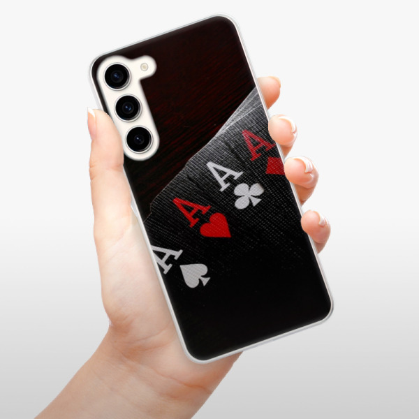 Silikonové pouzdro iSaprio - Samsung Galaxy S23 Plus - Poker