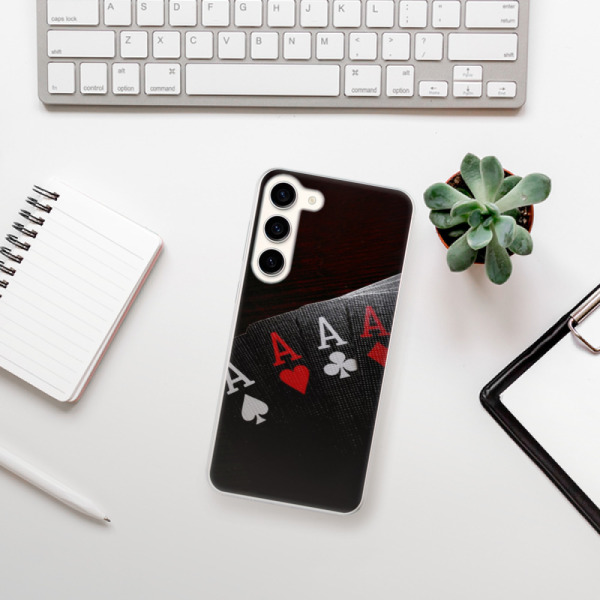 Silikonové pouzdro iSaprio - Samsung Galaxy S23 Plus - Poker