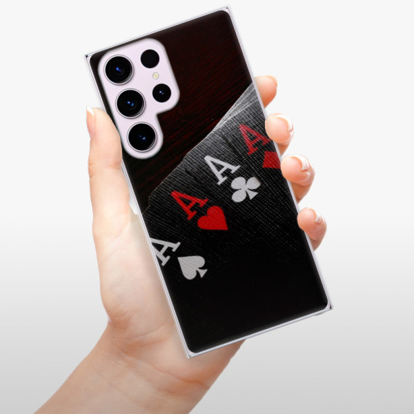 Silikonové pouzdro iSaprio - Samsung Galaxy S23 Ultra - Poker