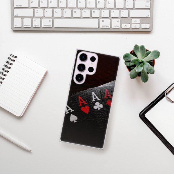 Silikonové pouzdro iSaprio - Samsung Galaxy S23 Ultra - Poker