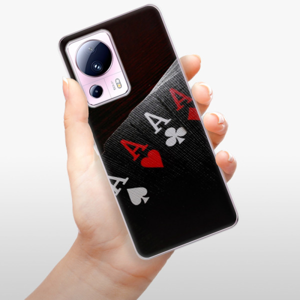 Silikonové pouzdro iSaprio - Xiaomi 13 Lite - Poker