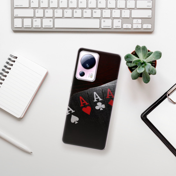 Silikonové pouzdro iSaprio - Xiaomi 13 Lite - Poker
