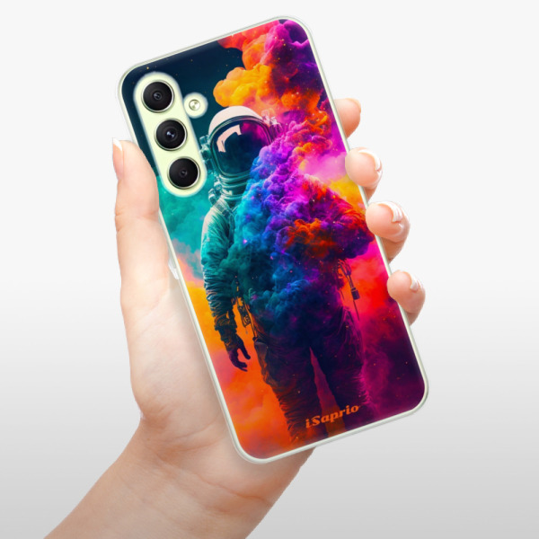 Silikonové pouzdro iSaprio - Samsung Galaxy A54 5G - Astronaut in Colors