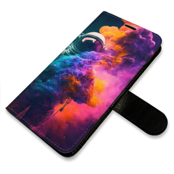 Flip pouzdro iSaprio - Samsung Galaxy A34 5G - Astronaut in Colours 02 - kapsičky na karty