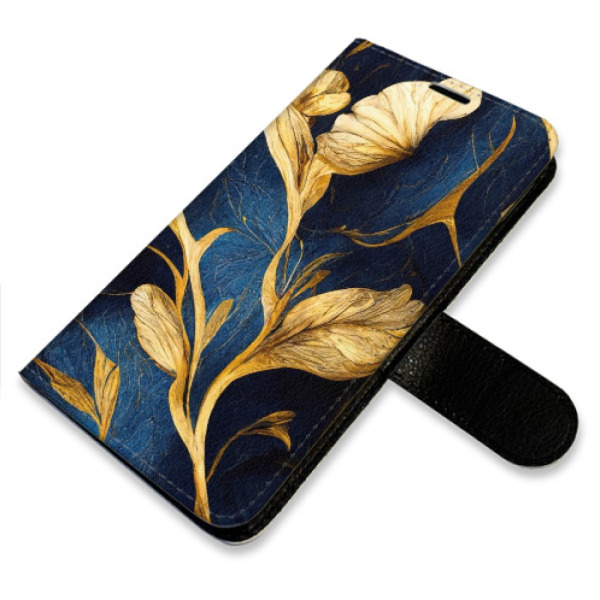 Flip pouzdro iSaprio - Samsung Galaxy A34 5G - GoldBlue - kapsičky na karty