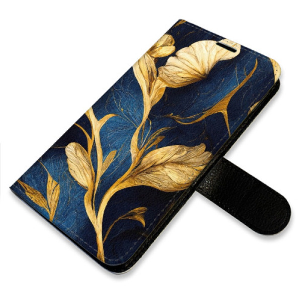 Flip pouzdro iSaprio - Samsung Galaxy S23 Ultra - GoldBlue - kapsičky na karty