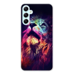 Silikonové pouzdro iSaprio - Samsung Galaxy A34 5G - Lion in Colors