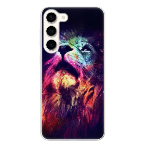Silikonové pouzdro iSaprio - Samsung Galaxy S23 Plus - Lion in Colors