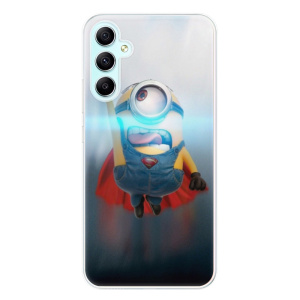 Silikonové pouzdro iSaprio - Samsung Galaxy A34 5G - Mimons Superman 02