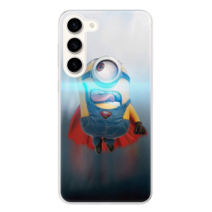 Silikonové pouzdro iSaprio - Samsung Galaxy S23 Plus - Mimons Superman 02