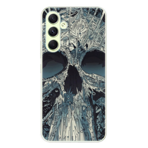 Silikonové pouzdro iSaprio - Samsung Galaxy A54 5G - Abstract Skull