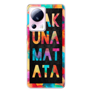 Silikonové pouzdro iSaprio - Xiaomi 13 Lite - Hakuna Matata 01