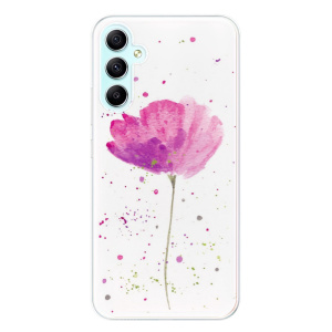 Silikonové pouzdro iSaprio - Samsung Galaxy A34 5G - Poppies